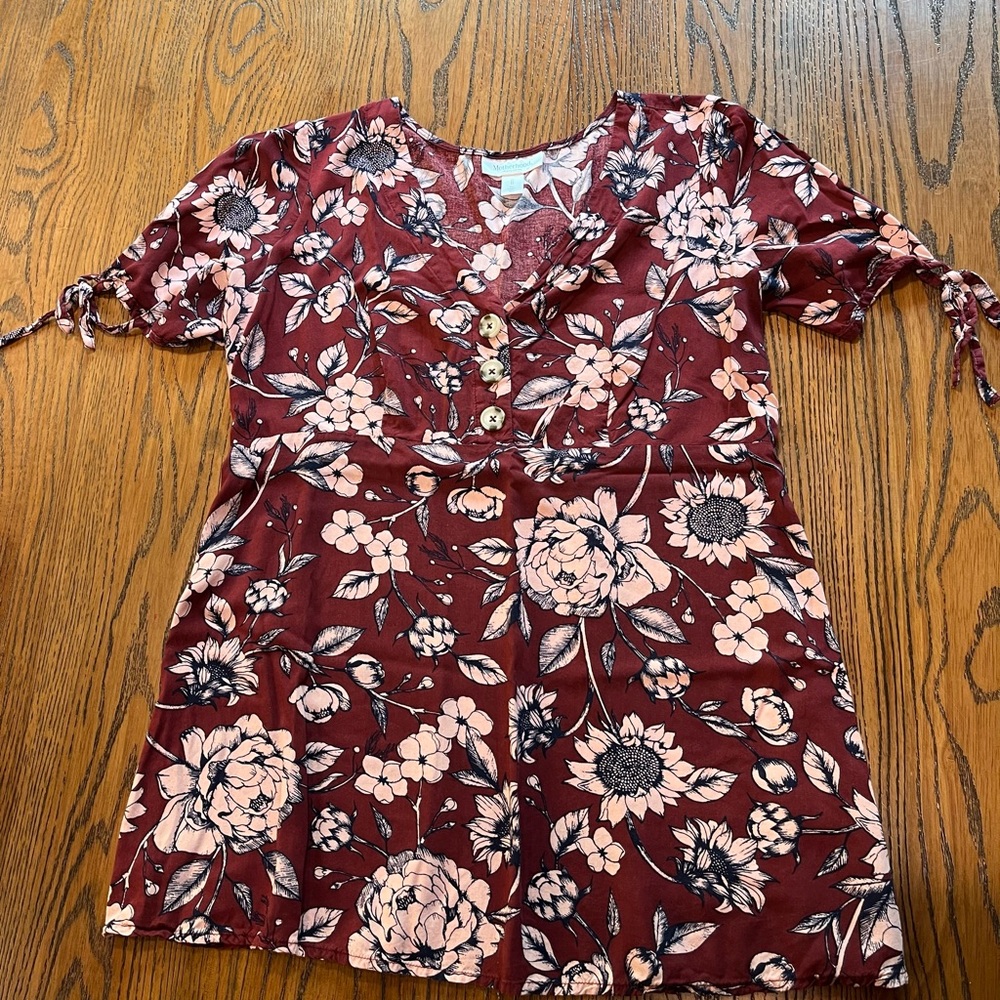 Motherhood Maternity Floral Blouse Bundle - Size M - Picture 5 of 6